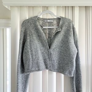 ZARA Cardigan and crop top